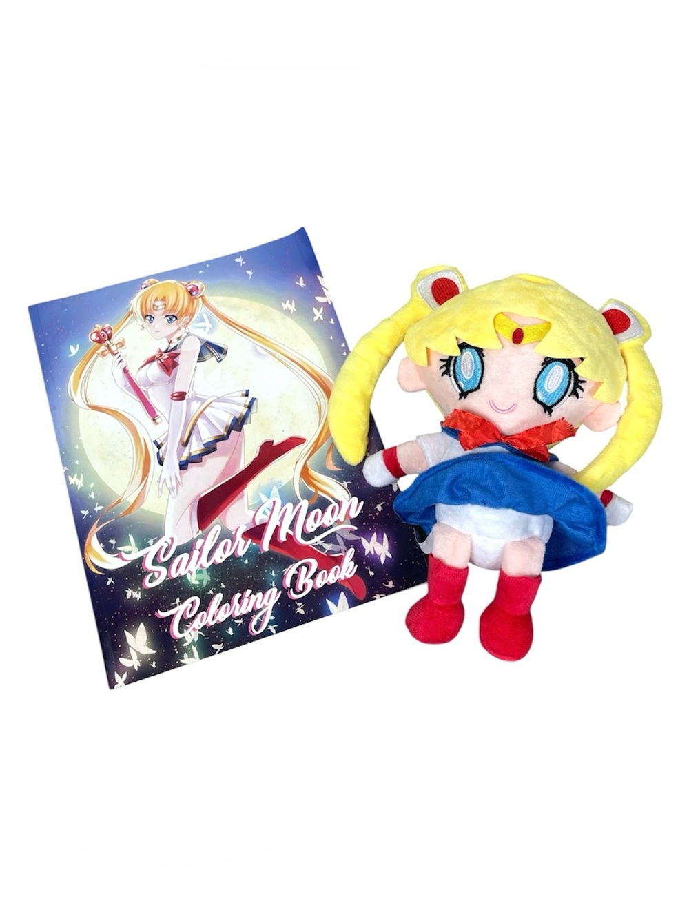 Sailor Moon Plush Doll with Coloring Book